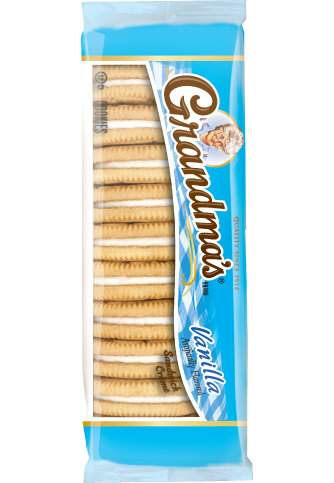 Grandma's Mini Sandwich Crèmes Vanilla Flavored Cookies, 24 Count