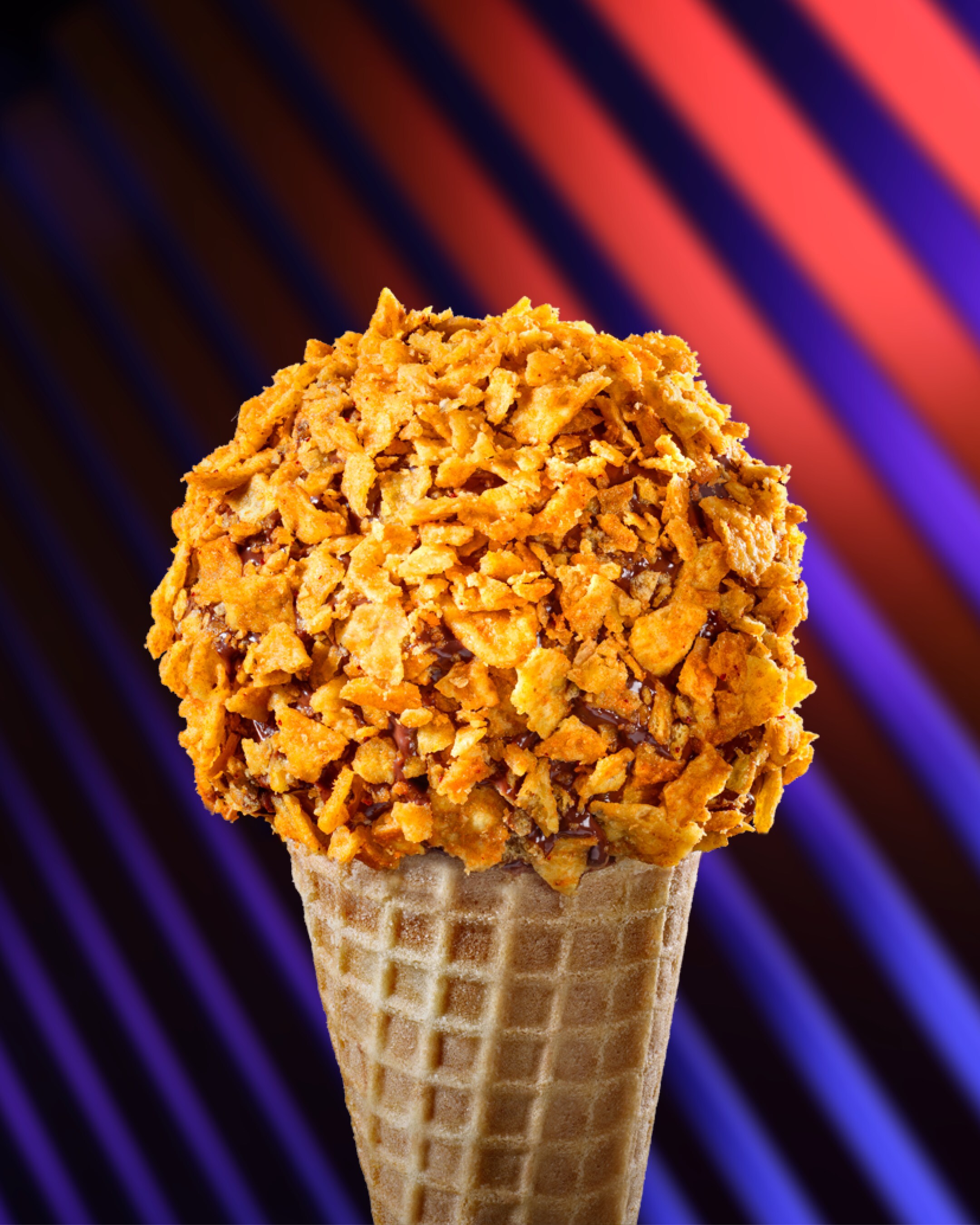 Doritos® Nacho Cheese Crunchtastic Vanilla Cone