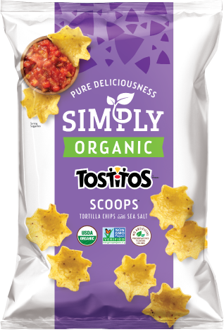 Simply TOSTITOS® SCOOPS!® Organic Tortilla Chips