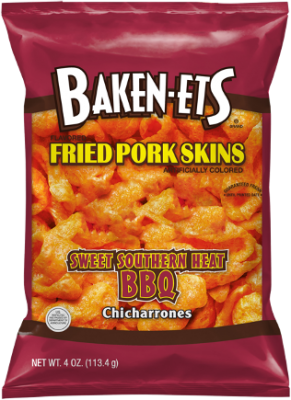 BAKEN-ETS® Hot 'N Spicy Flavored Fried Pork Skins