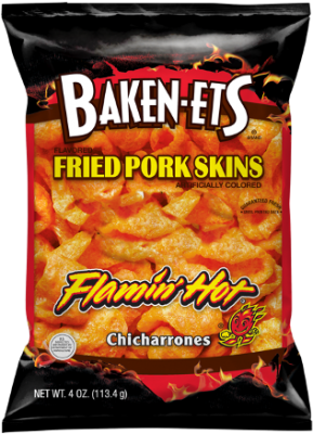 BAKEN-ETS® FLAMIN' HOT® Fried Pork Skins